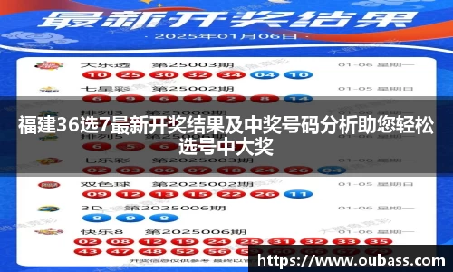 福建36选7最新开奖结果及中奖号码分析助您轻松选号中大奖